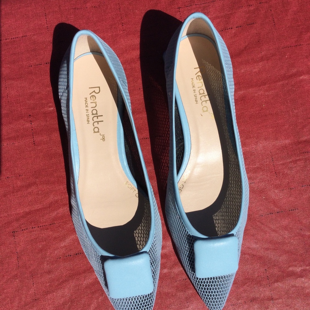 Italy , Renata jop , leather , block heel
